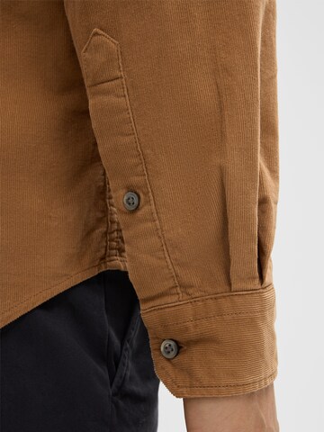 STRELLSON Regular Fit Hemd 'Corey ' in Braun