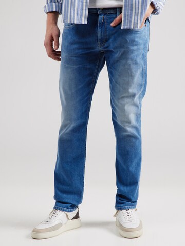 REPLAY Slimfit Jeans 'Anbass' i blå: forside