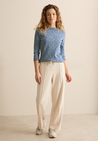 CECIL Gestreiftes Melange Shirt in Blau