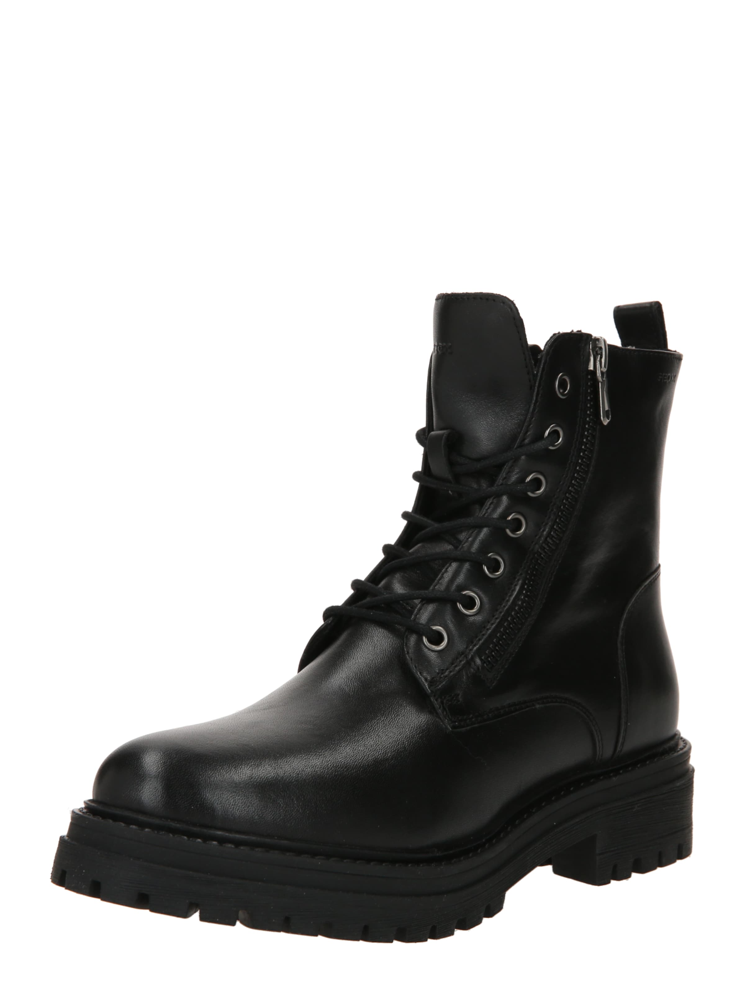 GEOX - Botim com fivela 'Iridea' em preto: frente