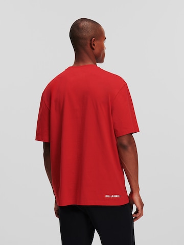 Karl Lagerfeld - Camiseta ' Ikonik' en rojo