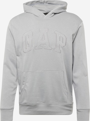 GAP Regular fit Majica | siva barva: sprednja stran