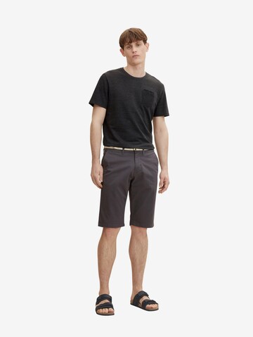 TOM TAILOR Regular Shorts in Grau