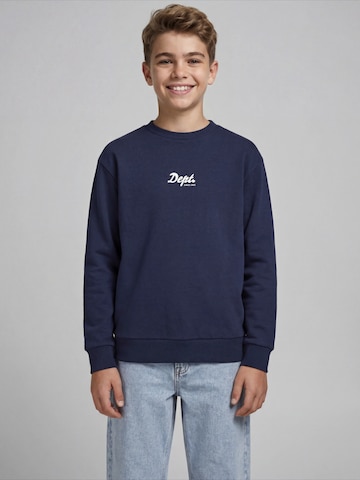 JJ Rebel Sweatshirt 'JREBELIJAH' in Blue: front