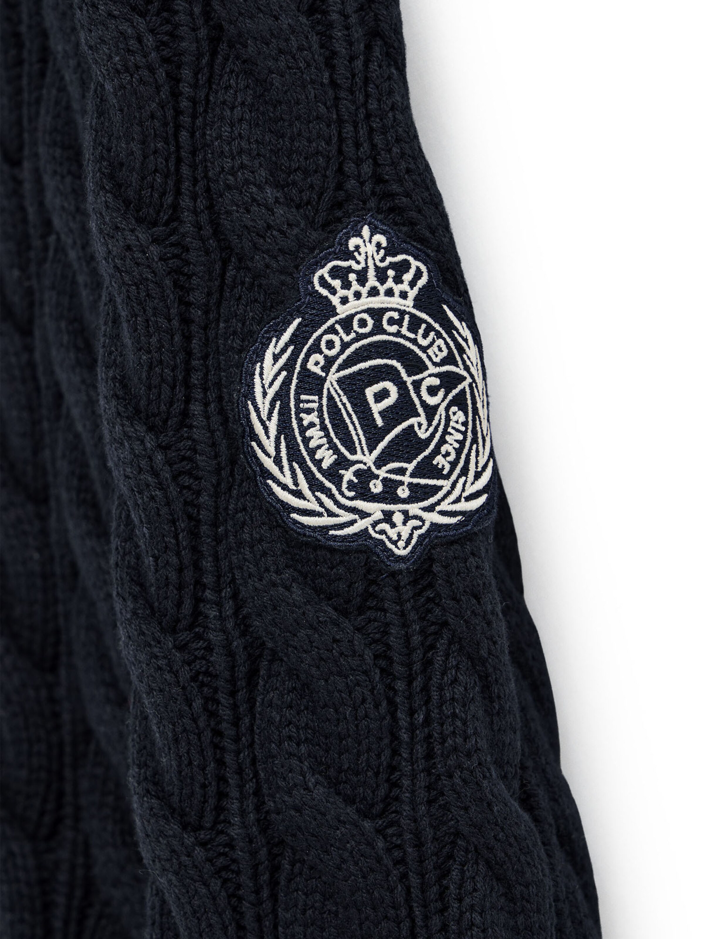 Polo Club Pullover in Schwarz