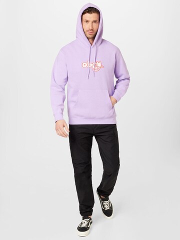 Obey Sweatshirt 'Tag' in Purple