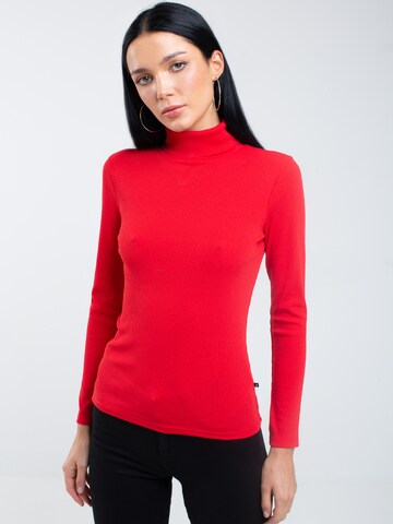 BIG STAR Shirt 'Lenaca' in Rot: predná strana