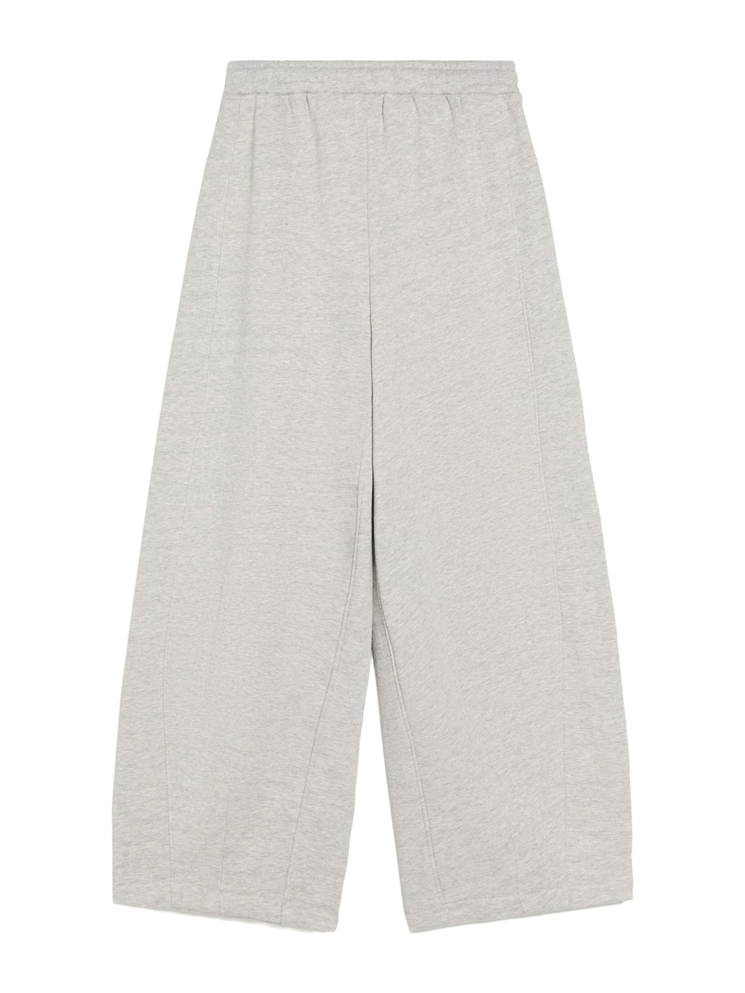 Bershka Wide leg Trousers in Grey: back