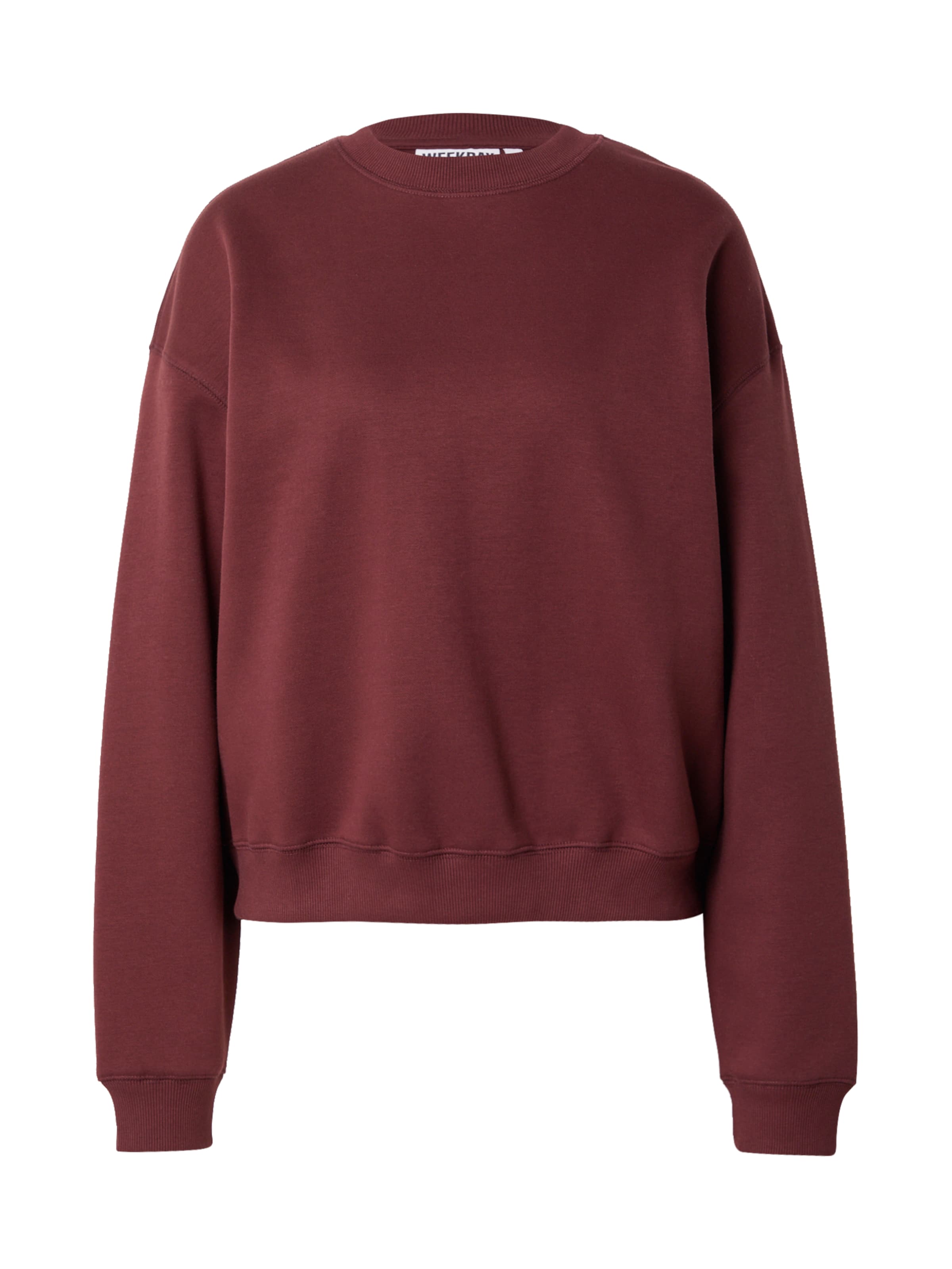 WEEKDAY Суичър 'Essence Standard' в червено: отпред