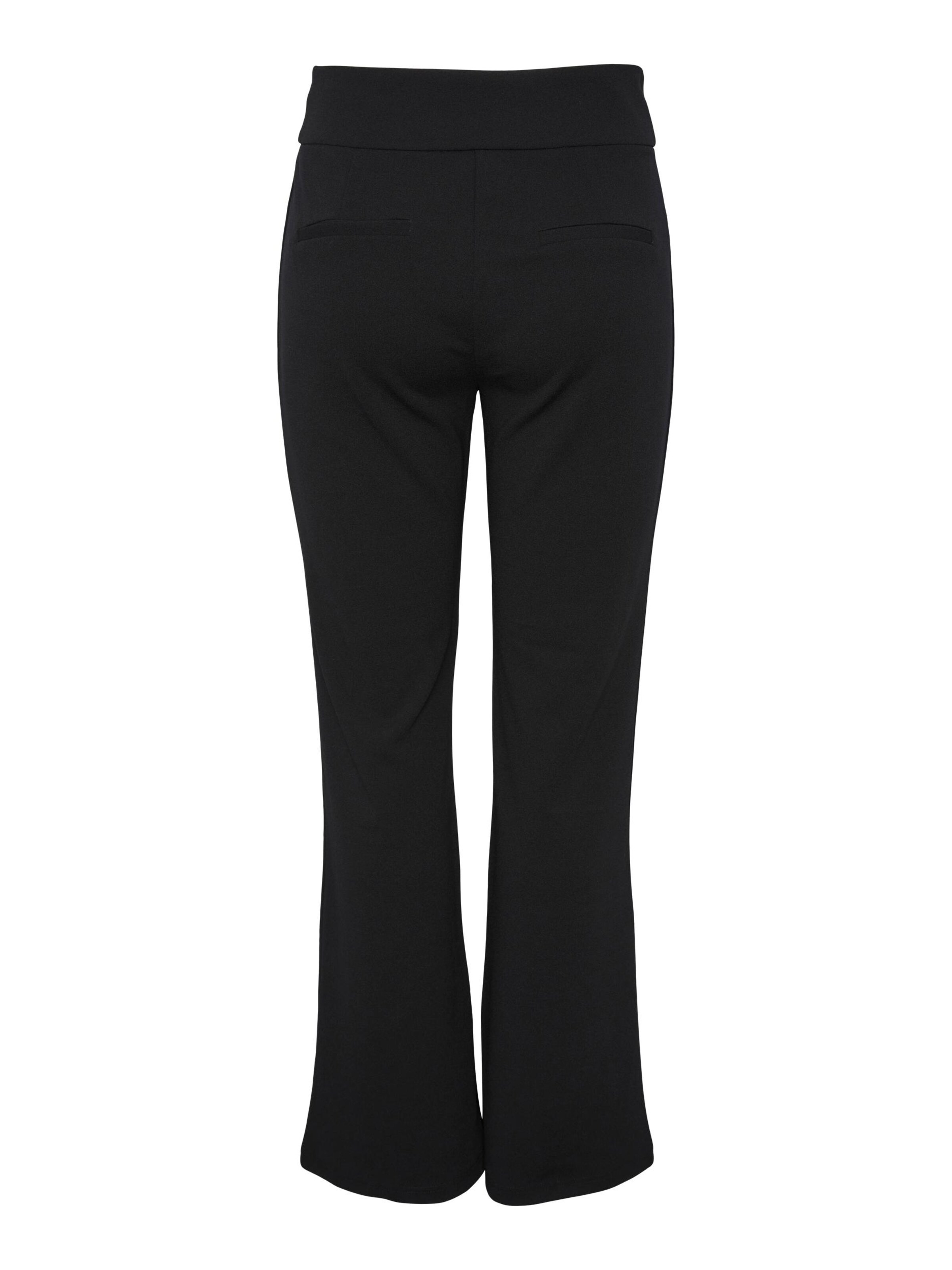 YAS Flared Hose 'Vicky' in Schwarz