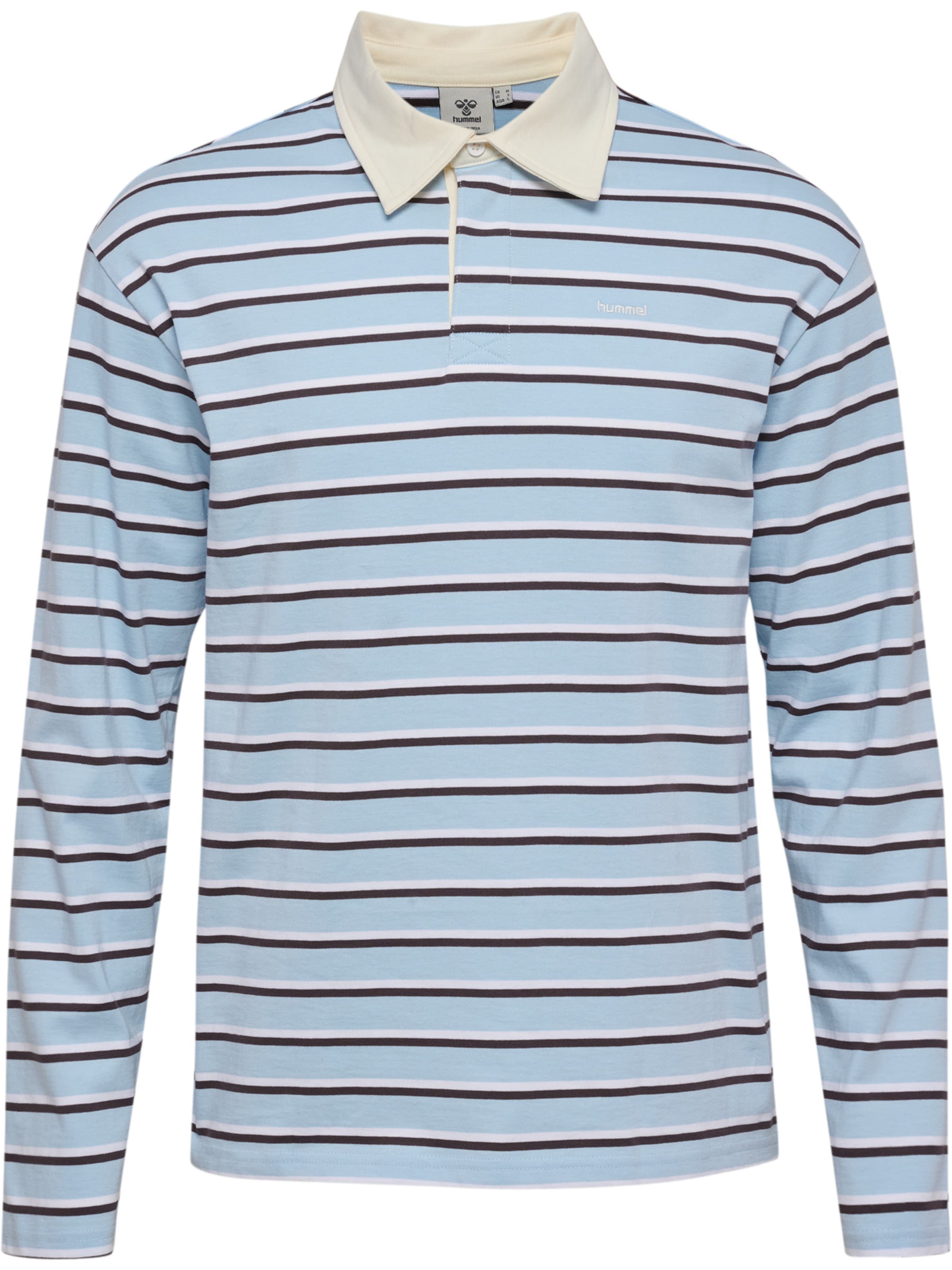 Hummel Shirt in XXL in Light blue / Black / White / Wool white, Item view
