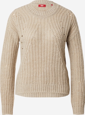 Pull-over ESPRIT en beige : devant