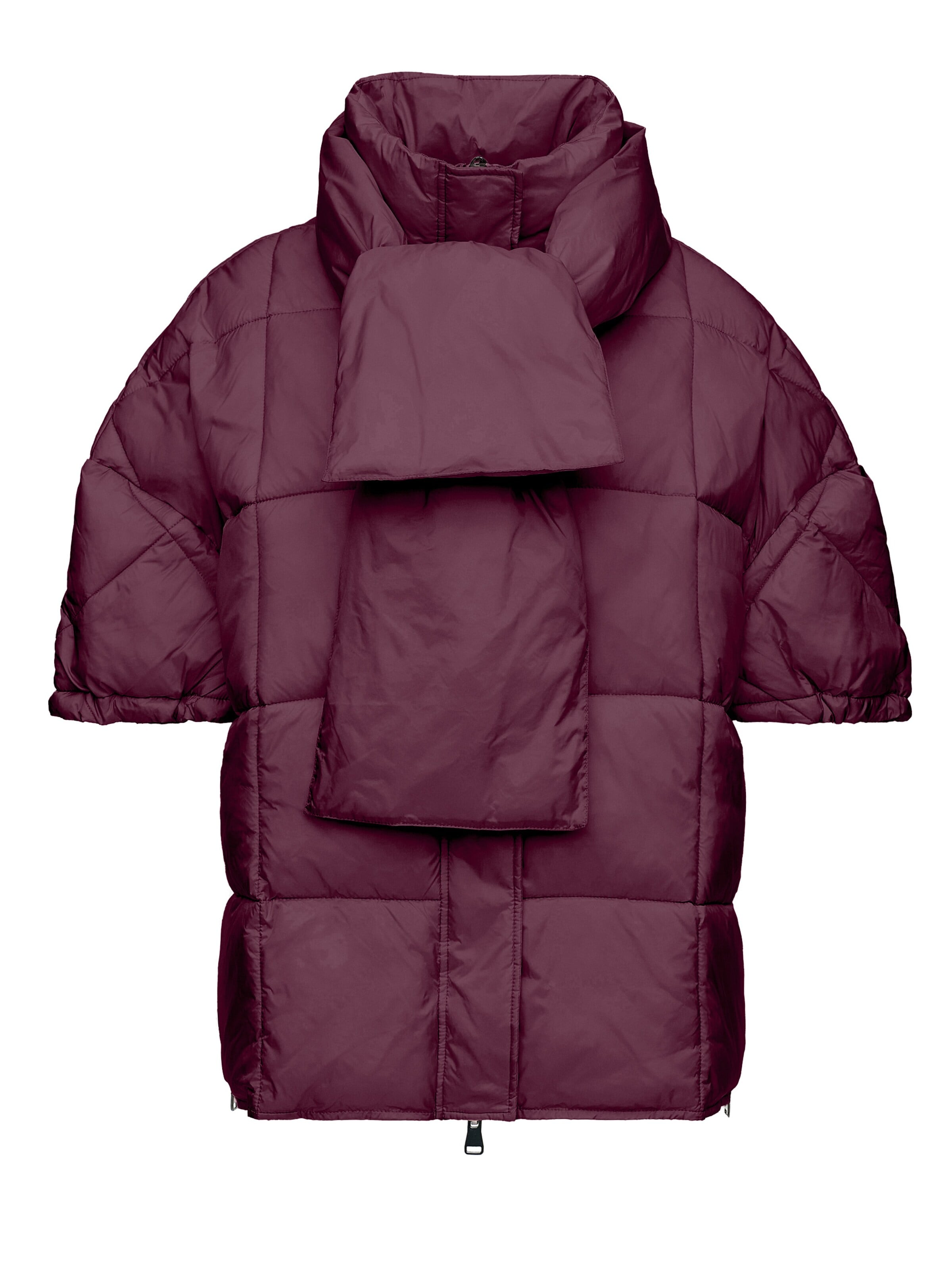 MANISA Between-Season Jacket 'Weste' in Purple: front