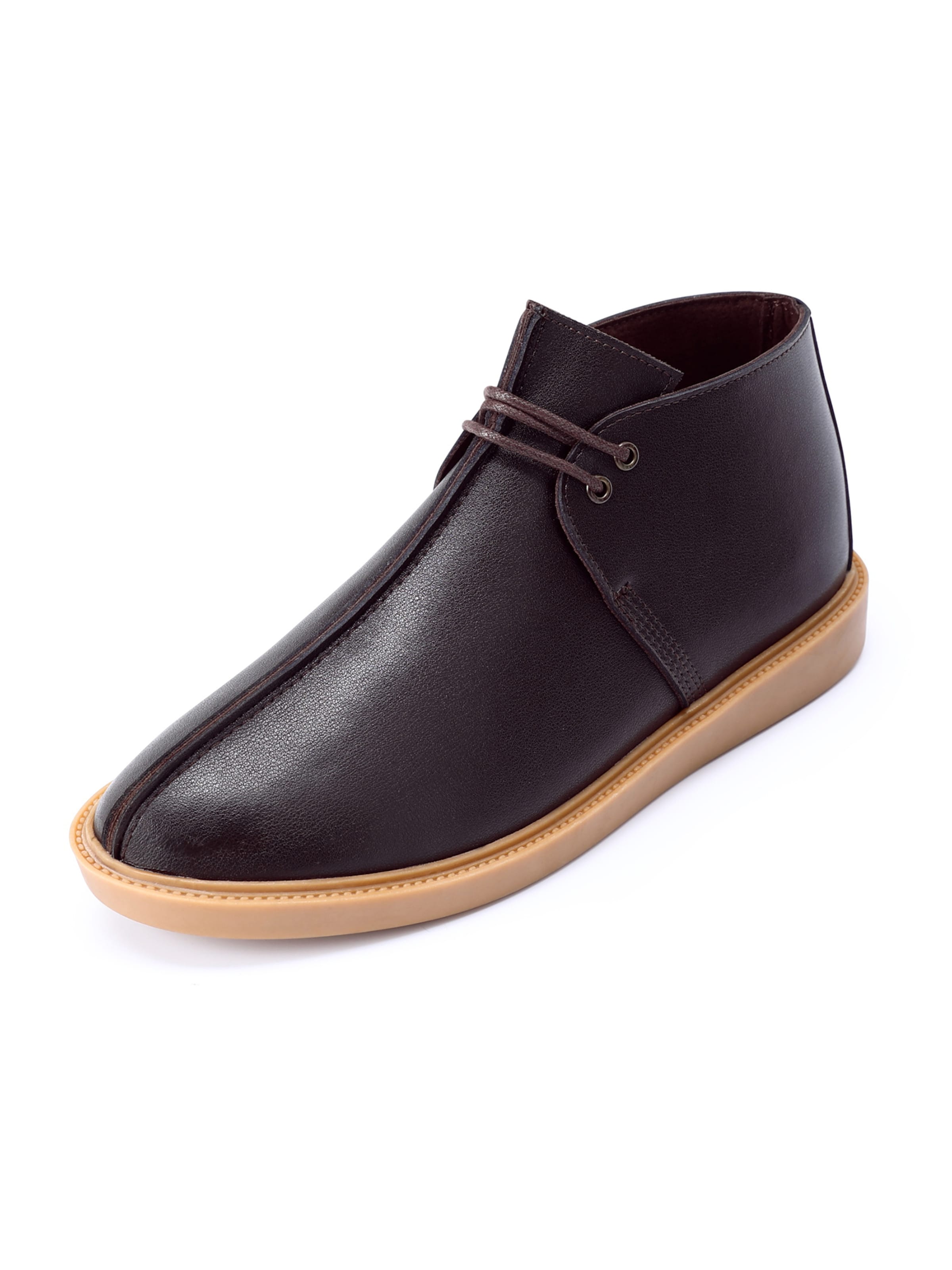 ALLTHEMEN Chukka Boots 'Schiene' in Brown: front