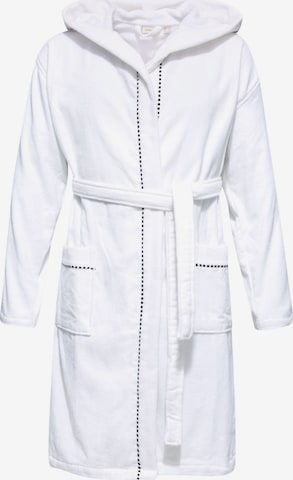 ESPRIT Short Bathrobe in White: front