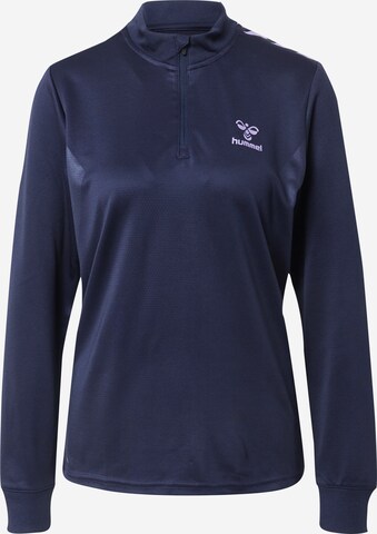 Hummel Athletic Sweatshirt 'Staltic' in Blue: front