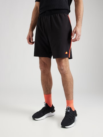 Regular Pantalon de sport 'Tintagel' ELLESSE en noir : devant