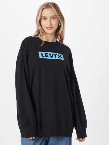 LEVI'S ® Tréning póló 'Graphic Prism Crew' - fekete: elől