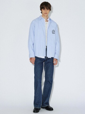 Dr. Denim Blouse 'Wes' in Blauw