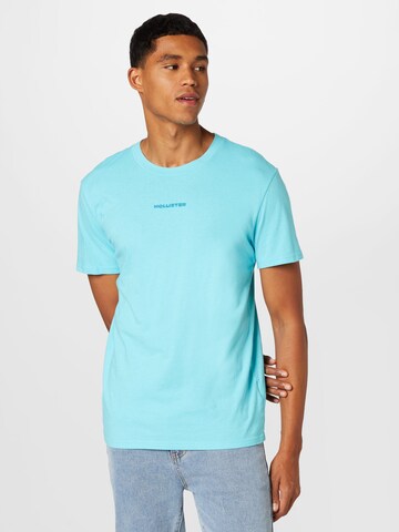 HOLLISTER - Camiseta 'BLUEDE' en azul: frente