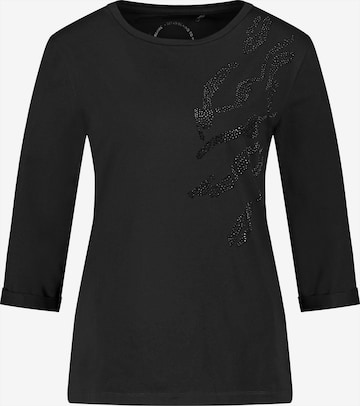 TAIFUN Majica | črna barva: sprednja stran