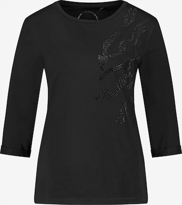 T-shirt TAIFUN en noir : devant