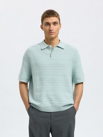 Pullover 'SLHFoam' di SELECTED HOMME in blu: frontale