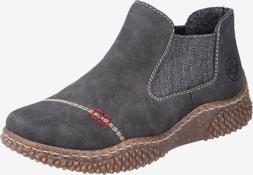 Chelsea Boots Rieker en gris : devant