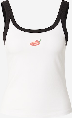 LEVI'S ® Toppi 'Graphic Essential Tank Top' värissä valkoinen: etupuoli
