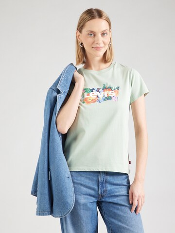 LEVI'S ® Футболка 'The Perfect' в Зеленый: спереди
