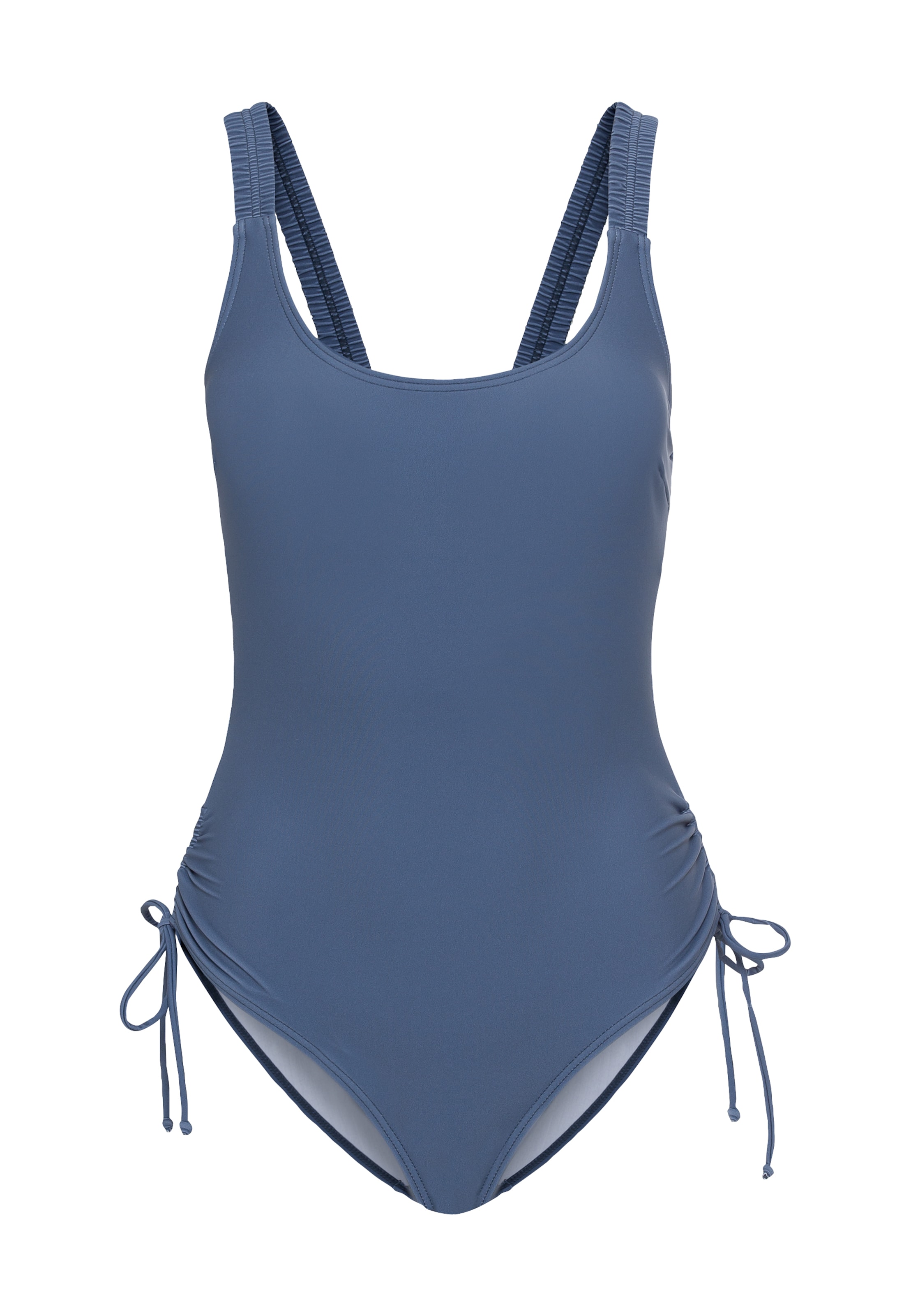 LSCN by LASCANA - Soutien Bustier Fato de banho 'Gina' em azul: frente