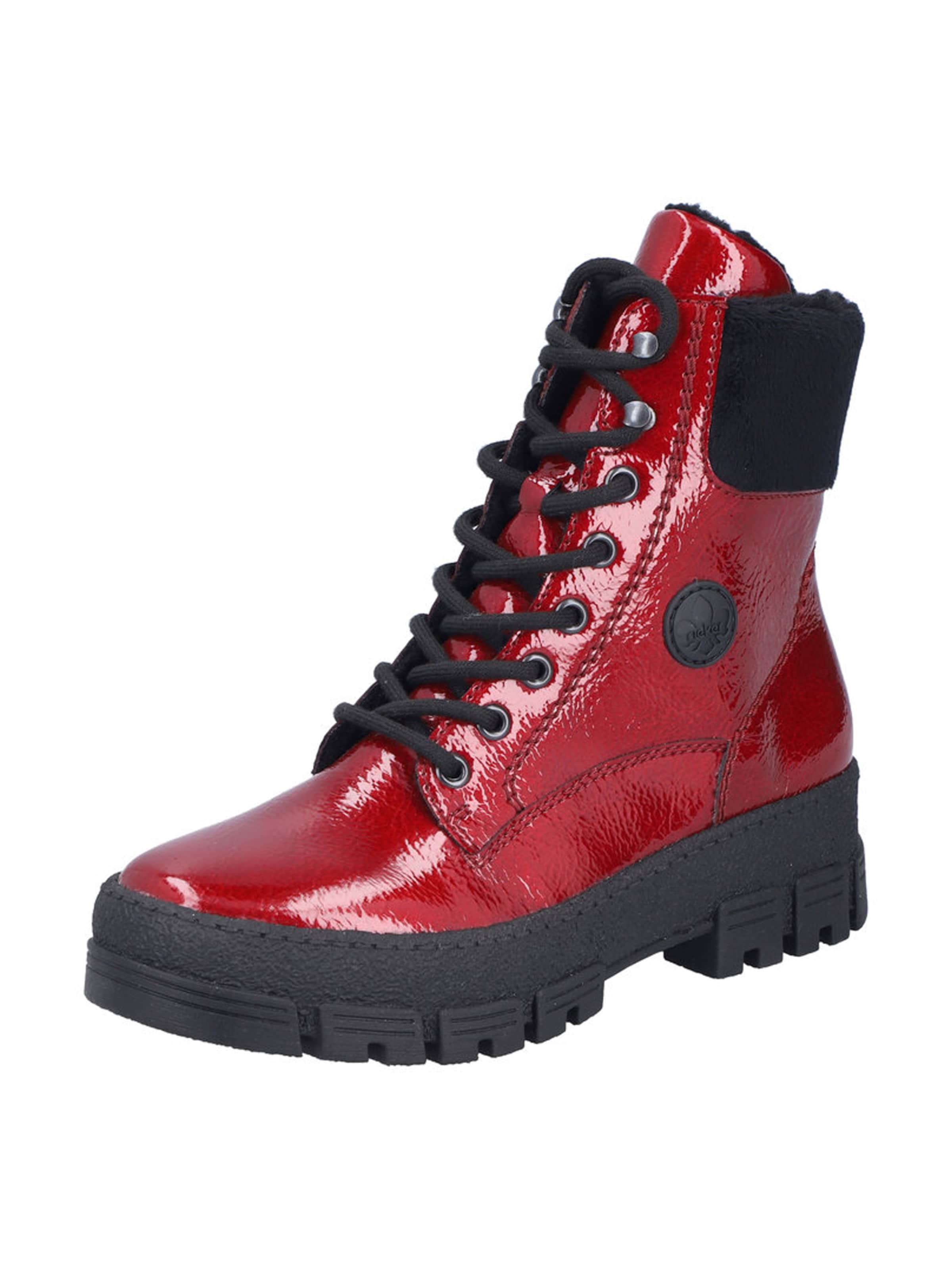 Rieker Μποτάκι με κορδόνια σε κόκκινο: μπροστά
