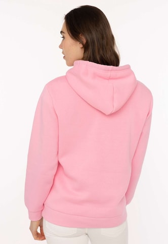 Sweat-shirt 'STRONG SOUL' Zwillingsherz en rose