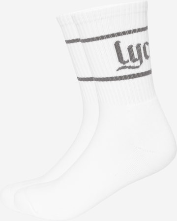 LYCATI exclusive for ABOUT YOU Socken 'Pale Mars' in Weiß: predná strana