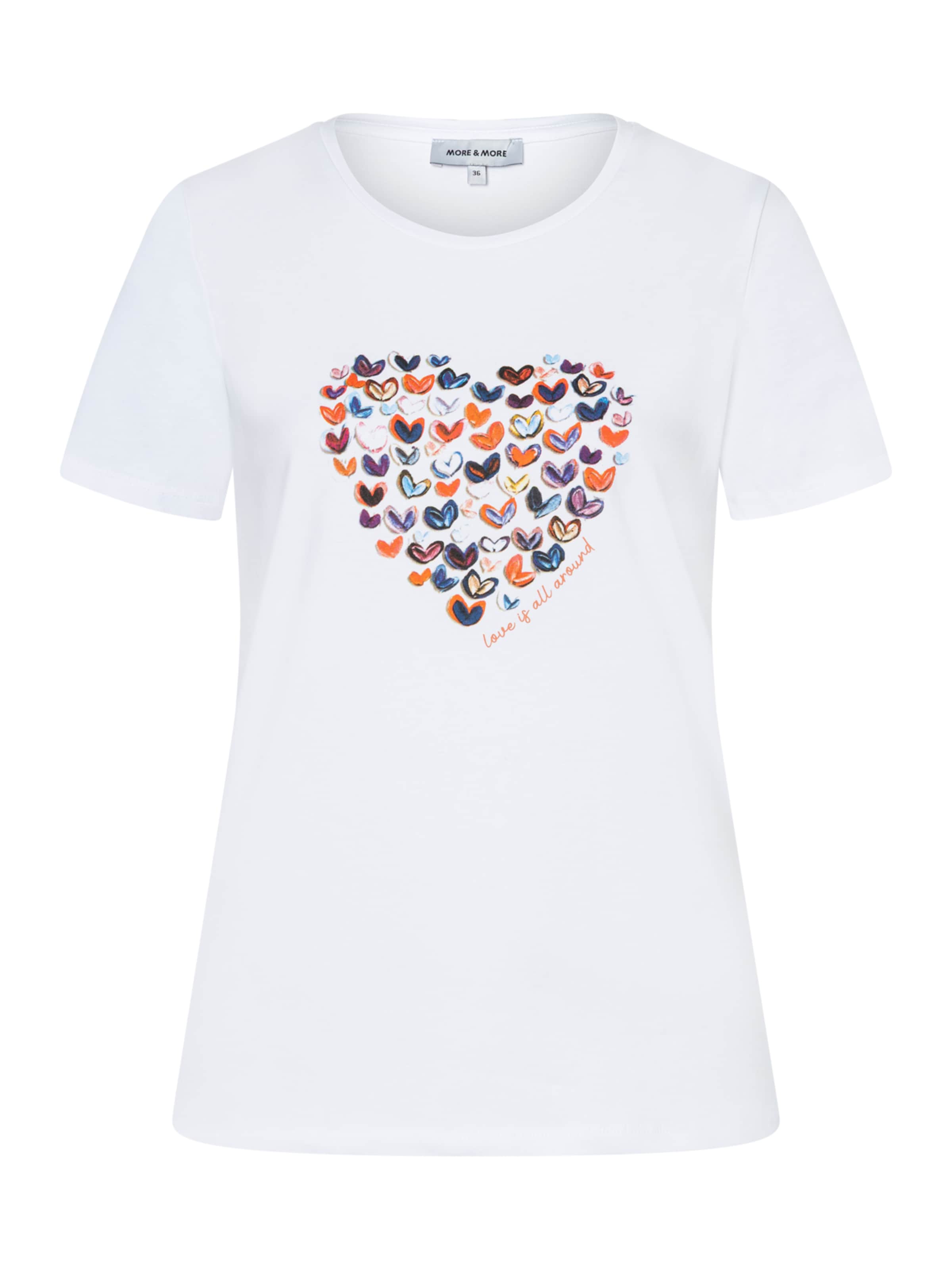 Maglietta di MORE & MORE in bianco: frontale