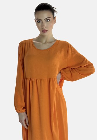 Elara Kleid in Orange