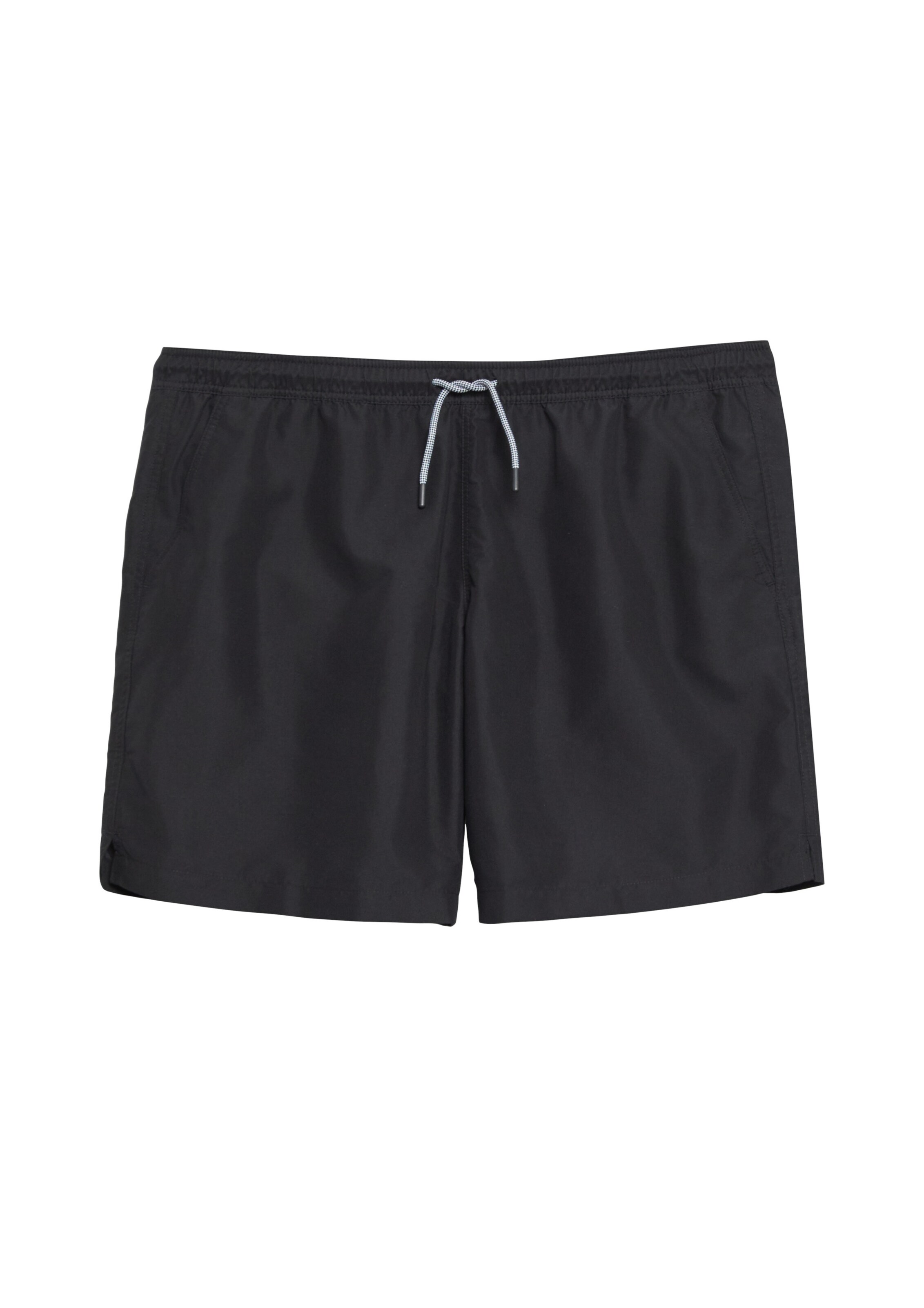 s.Oliver Men Big Sizes Badeshorts in Schwarz: Vorderseite