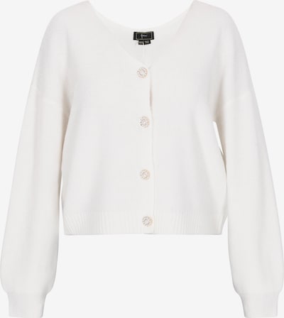 faina Oversized kardigan - černá / offwhite, Produkt