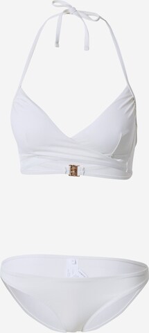 Col haut Bikini 'Lotti' ABOUT YOU en blanc : devant