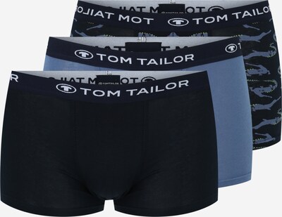 TOM TAILOR Boxershorts in de kleur Smoky blue / Nachtblauw / Wit, Productweergave