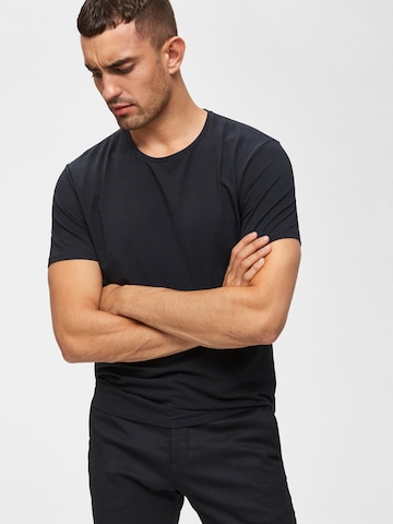 T-Shirt SELECTED HOMME en noir