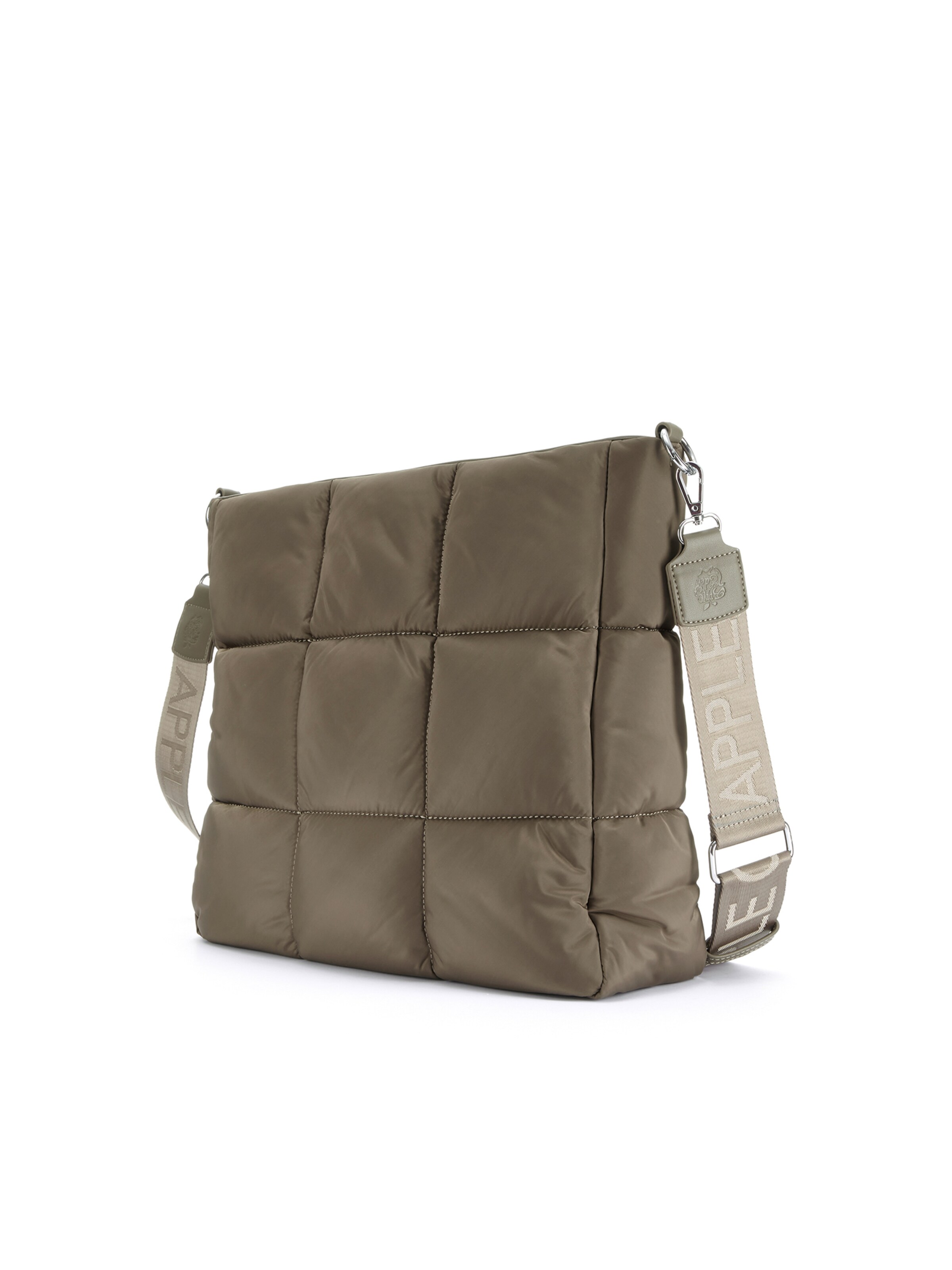 Apple of Eden Tasche 'STOCKHOLM' lässiger und geräumiger Shopper im angesagten Puffer-Design in Braun