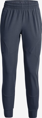 UNDER ARMOUR Tapered Workout Pants in Grey: front