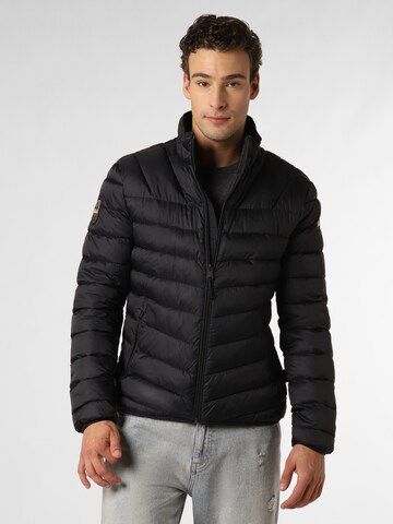 NAPAPIJRI Between-Season Jacket in Black: front