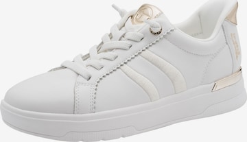 Tamaris Sneakers laag in Wit: voorkant