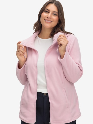 SHEEGO Fleece Jacket in Pink