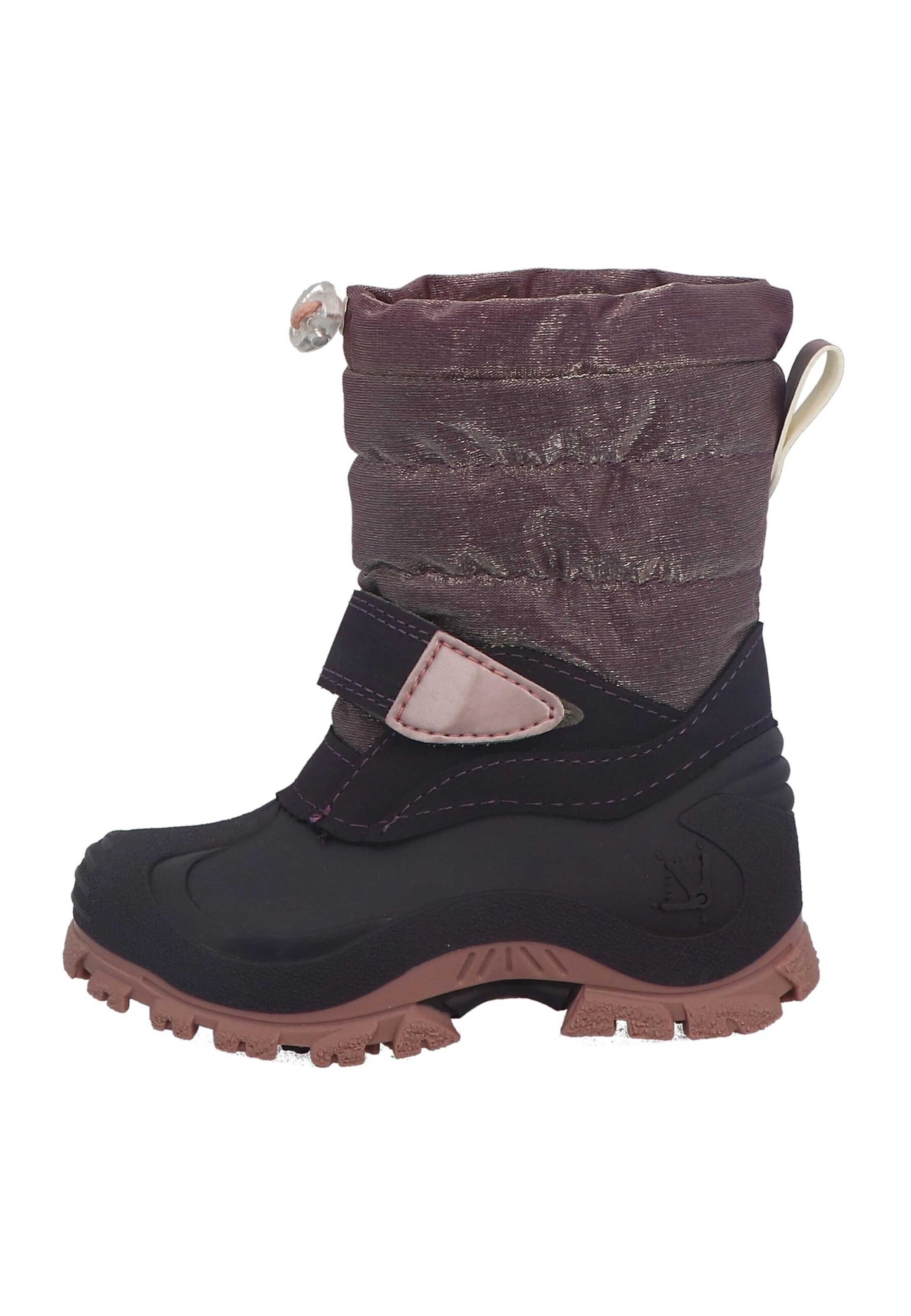 Bottes de neige LURCHI en violet : devant