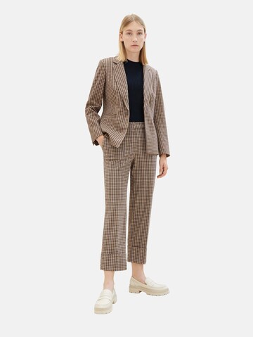 TOM TAILOR Regular Chino Pants 'Lea' in Brown