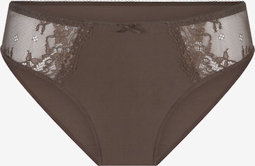 Slip di LingaDore in marrone: frontale