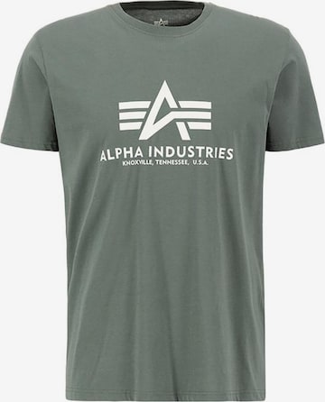 ALPHA INDUSTRIESMajica - zelena boja: prednji dio